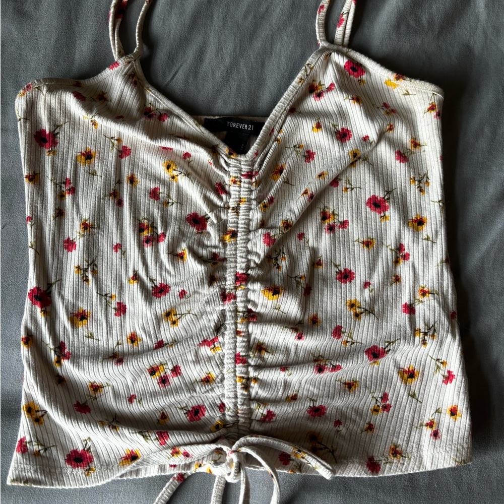forever 21 floral tank